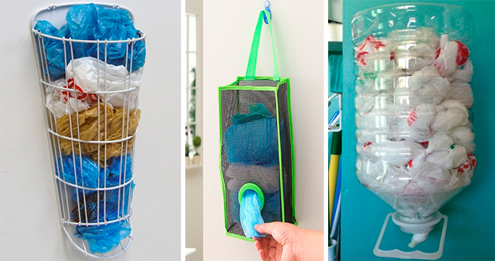 15 maneras originales para organizar tus bolsas de plástico de forma  definitiva | Bricolaje Facil para todos